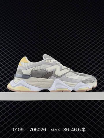 New Balance 9060 Off White Light Green Light Purple Pink White EU 36-46 5 Sneaker - Unisex (BS-82405)