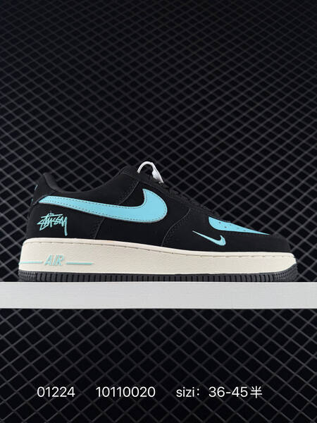 Nike Air Force 1 07 assorted black green black light blue white light blue green red EU 36-45 5 casual lifestyle