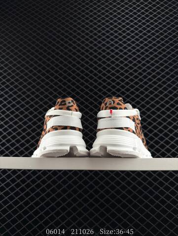 On Cloudnova Brown Black White Leopard EU 36-45 Running Shoe Running Sneakers - Unisex (BS-85559)