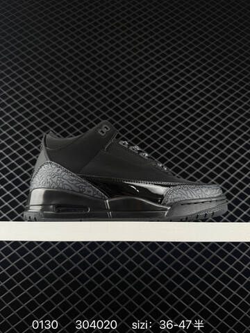 Jordan Air Jordan 3 Black Dark Gray EU 36-47 5 Basketball Shoe - Unisex (BS-79740)