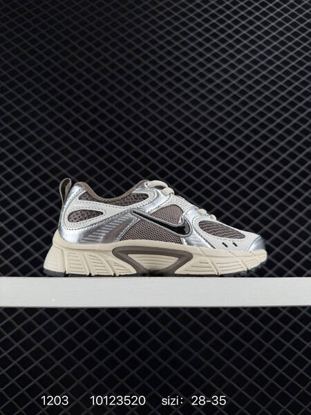 Nike V5 RNR white silver brown 28-35 running lifestyle