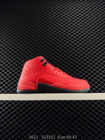 Jordan Air Jordan 12 Retro Red Black EU 40-47 Basketball Shoe - Men's (BS-81224)