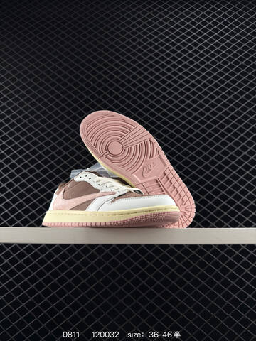 Jordan Air Jordan 1 Low Travis Scott Reverse Mocha Black White Sail EU 36-46 Sneaker - Unisex (BS-80937)