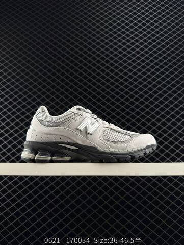 New Balance 2002R Light Grey Dark Grey White Black EU 36-46 5 Sneaker - Unisex (BS-83270)
