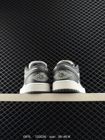 Jordan Air Jordan 1 Low White Dark Grey EU 36-46 Sneaker - Unisex (BS-80914)