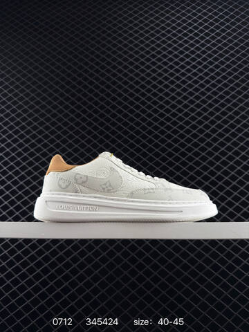 Louis Vuitton Beverly Hills Sneaker Black White Tan Gold EU 40-45 - Men's (BS-81076)