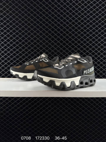 On Cloudmonster Hyper Black Metallic Gold Off White Dark Grey EU 36-45 Running Shoe Running Sneakers - Unisex (BS-85534)