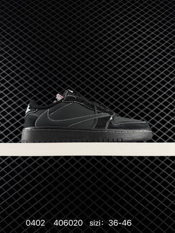 Jordan Air Jordan 1 Low Travis Scott CQ4277-001 Mocha Black White Sail EU 36-46 Sneaker - Unisex (BS-79559)