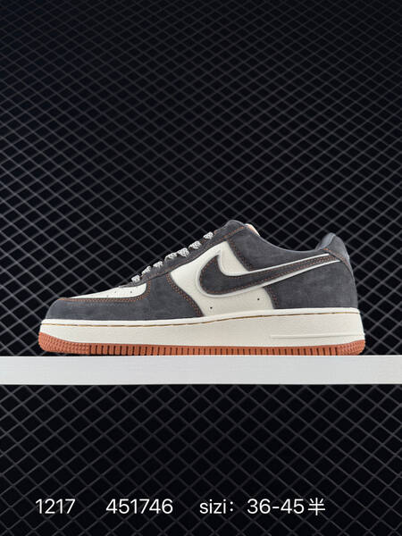 Nike Air Force 1 07 Low x The North Face charcoal gray white gum EU 36-45 lifestyle