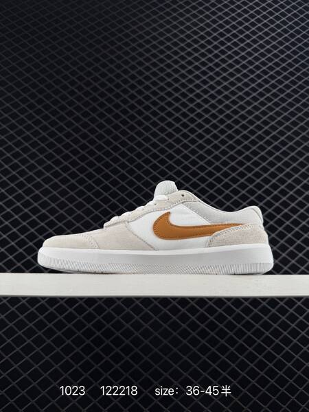 Nike SB Force 58 CZ2959-002 light grey white with blue-grey swoosh EU 36-45 skate lifestyle