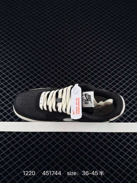 Nike Air Force 1 Low Black White Sail EU 36-45 5 lifestyle