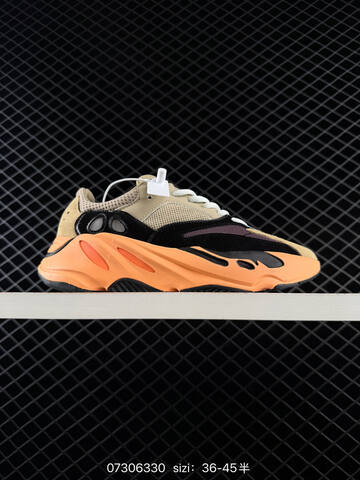 Adidas Yeezy 700 Runner V2 Grey White Black Orange EU 36-45 Sneaker - Unisex (BS-83536)