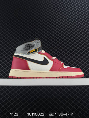 Jordan Union Los Angeles x Air Jordan 1 Retro High OG NRG Storm Blue White Black Red Cream Grey EU 36-47 Basketball Shoe - Unisex (BS-80209)