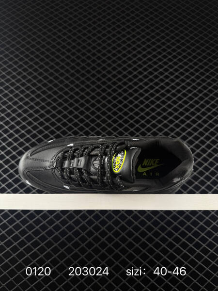 Nike Air Max 95 IM3082-001 Black Volt with white graphic print EU 40-46 lifestyle