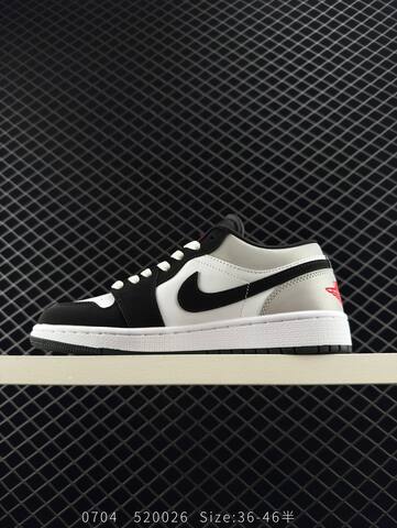 Jordan Air Jordan 1 Low HF3188-106 White Black Grey Red Teal EU 36-46 Sneaker - Unisex (BS-81104)