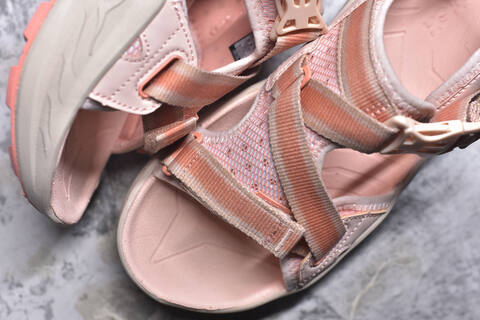 HOKA ONE ONE 1162590 DTV Light Pink Cream Peach Sandal Casual Sneakers (BS-59642)