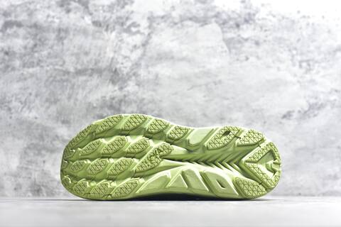 HOKA Project Clifton Neon Lime Green Running Shoe Running Sneakers (BS-59543)