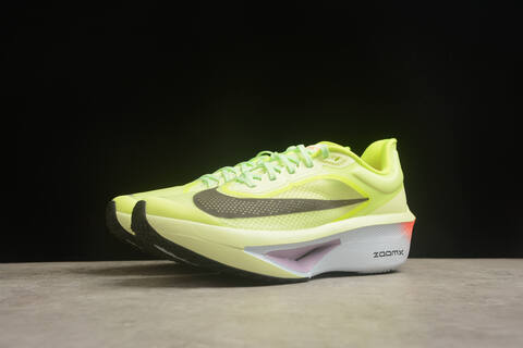 Nike Zoom Fly 6 Neon Yellow Orange Light Green EU 40 Running Shoe - Men's (BS-59845)
