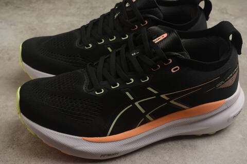 ASICS GEL KAYANO 31 PLATINUM 1011B867 003 Black Cool Matcha White Orange US 8 5 EU 42 UK 7 5 CM 26 5 Running Shoe Running Sneakers - Men's (BS-59570)