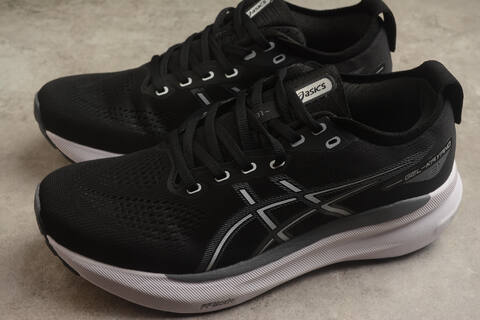ASICS GEL-KAYANO 31 PLATINUM Black White EUR 42 Running Shoe Running Sneakers - Men's (BS-59572)
