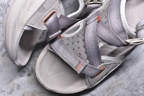 HOKA ONE ONE 1162590 PPC Light Grey Off White Orange Sandal Casual Sneakers (BS-59643)