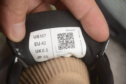 On Running Cloud X 4 3ME30040818 Glacier Grey Black Neon Green US 7 EU 40 UK 6 5 JP 25 Running Shoe Running Sneakers - Men's (BS-59775)
