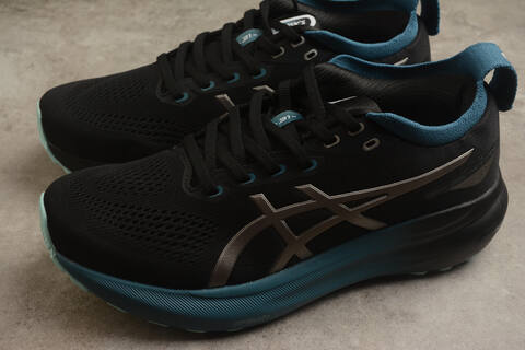 ASICS GEL KAYANO 31 LITE SHOW CN 1011C030 001 Black Clay Grey Teal US 8 5 EUR 42 UK 7 5 CM 26 5 Running Shoe Running Sneakers - Men's (BS-59571)