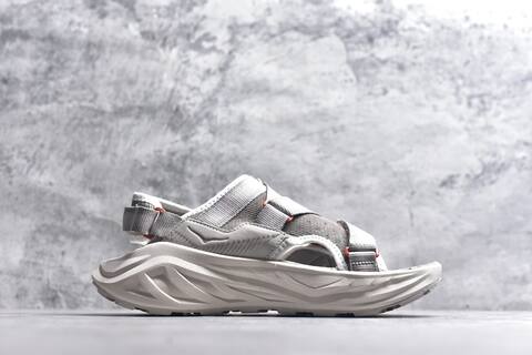 HOKA ONE ONE 1162590 PPC Light Grey Off White Orange Sandal Casual Sneakers (BS-59643)
