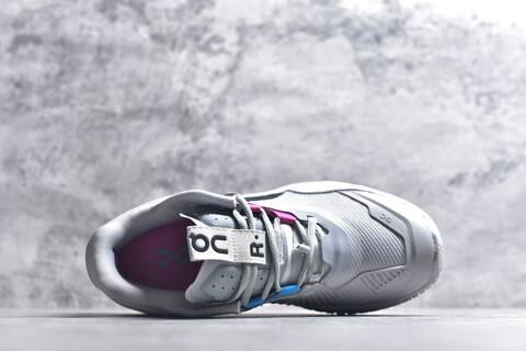 On The Roger Pro Grey White Magenta Blue EU 36-47 Tennis Shoe Casual Sneakers - Unisex (BS-59563)