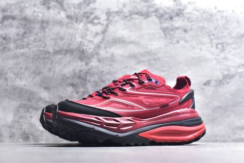 HOKA ONE ONE M Stinson One7 Red Blue Black Silver Running Shoe Running Sneakers (BS-59792)