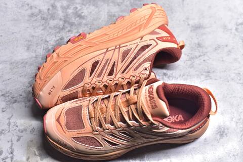 HOKA ONE ONE Mafate Speed 2 Peach Terracotta Orange Trail Shoe Trail Running Sneakers (BS-59621)