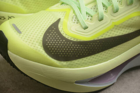 Nike Zoom Fly 6 Neon Yellow Orange Light Green EU 40 Running Shoe - Men's (BS-59845)