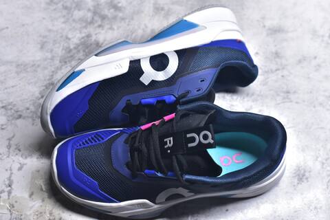 On The Roger Pro Navy Blue White Cyan Pink EU 36-47 Tennis Shoe Casual Sneakers - Unisex BS-59561