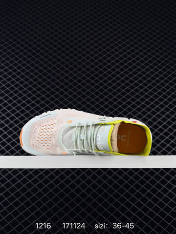 On Cloud 6 Coast White Light Blue Neon Yellow Orange EU 36-45 Running Shoe Running Sneakers - Unisex (BS-85432)