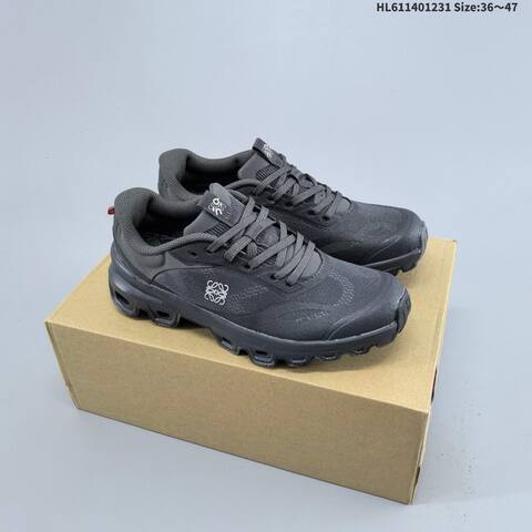 On Running Cloudrock Low Black Dark Gray White Red EU 36-47 Trail Shoe Trail Running Sneakers - Unisex (BS-69723)