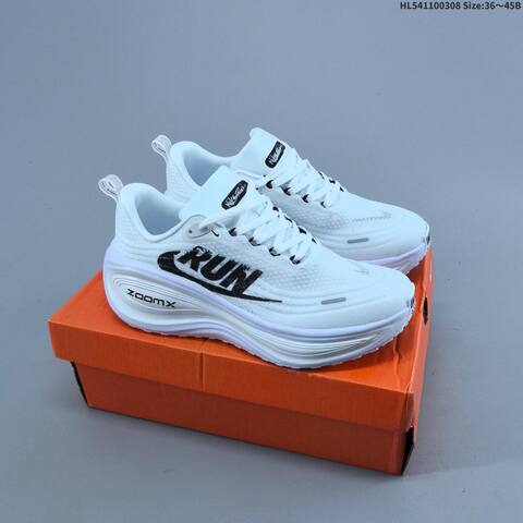 Nike Vomero Plus ReactX Air Zoom White Black Orange Red EU 36-45 Running Shoe - Unisex (BS-61439)