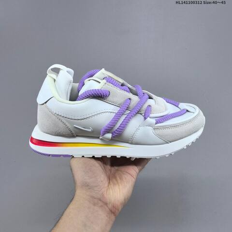 Nike Vaporwaffle Sacai White Purple Red Yellow Black EU 40-45 Sneaker - Men's (BS-61352)