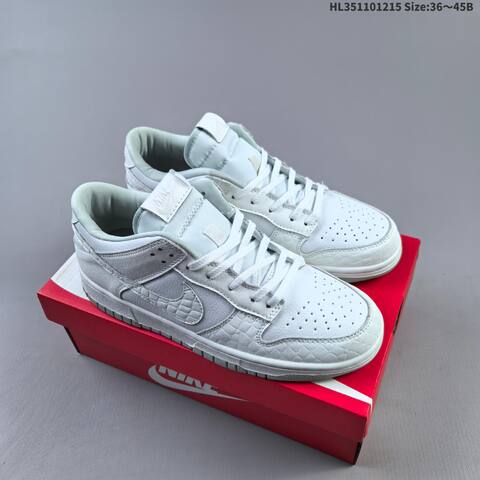 Nike Dunk SB Low White Light Grey EU 36-45 Skate Shoe - Unisex (BS-62669)