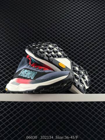 HOKA ONE ONE Tecton X Black Grey Red White Cyan EU 36-45 Trail Shoe Trail Running Sneakers - Unisex (BS-86580)