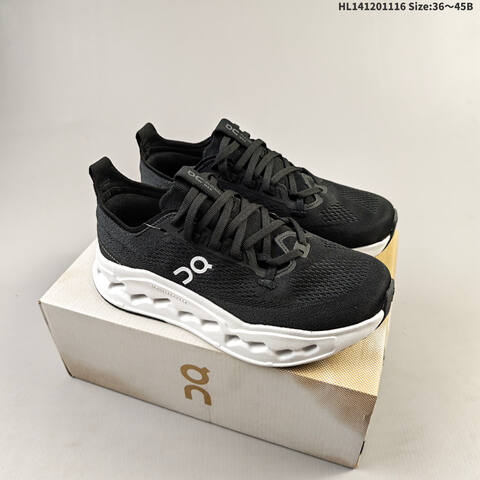 On Running Cloudsurfer Max Black White EU 36-45 Running Shoe Running Sneakers - Unisex (BS-69810)