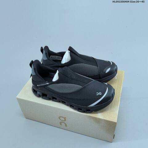 On Cloud X 4 Slip On Fog Grey And Black EU 36-45 Running Shoe Running Sneakers - Unisex (BS-69640)