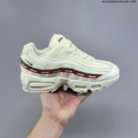 Nike Air Max 95 Undefeated Sail Black Red Green EU 36-47 Sneaker - Unisex (BS-61268)