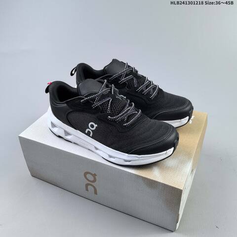 On Cloudzone Black White EU 36-45 Running Shoe Running Sneakers - Unisex (BS-69737)