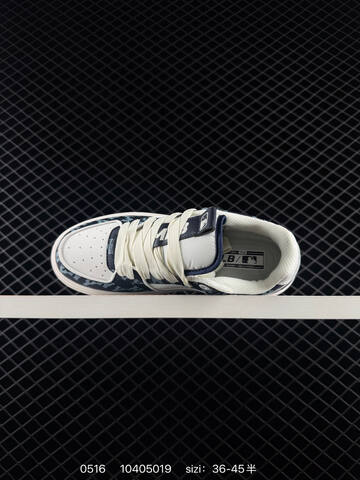 MLB Chunky Liner MID White Navy Blue EU 36-45 Skate Shoe Skate Sneakers - Unisex