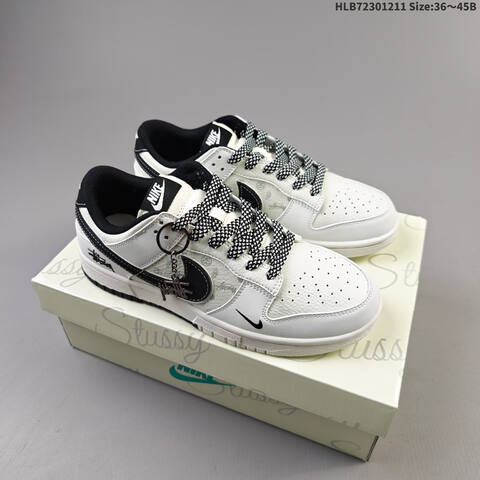 Nike Dunk Low Retro DIY Off White Black EU 36-45 Skate Shoe - Unisex (BS-62764)
