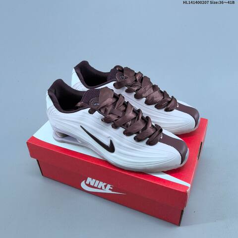 Nike Shox Z LQ3364-627 White Dark Brown EU 36-41 Sneaker - Unisex (BS-61503)