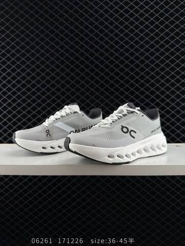 On Cloudsurfer 2 Grey White Black EU 36-45 Running Shoe Running Sneakers - Unisex (BS-85545)