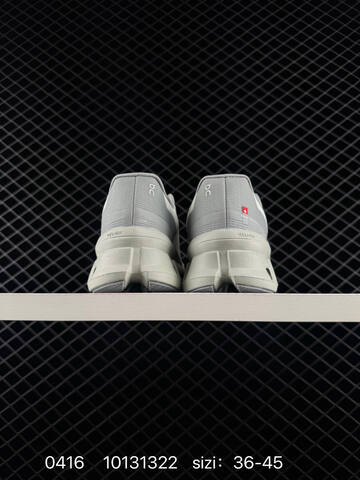 On Cloudmonster Void Light Grey White 36-45 Running Shoe Running Sneakers - Unisex (BS-85353)