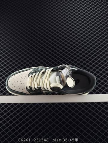 Jordan Air Jordan 1 Low OG SP Travis Scott Fragment Sail Dark Grey Off White EU 36-45 Sneaker - Unisex (BS-81141)