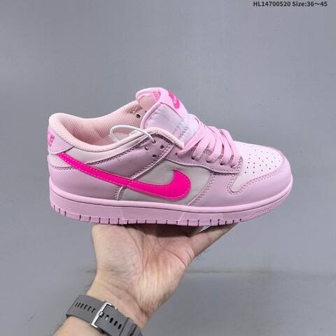 Nike SB Dunk Low Light Pink Hot Pink EU 36-45 Skate Shoe - Unisex (BS-60234)
